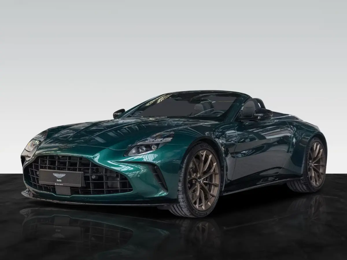Aston Martin Vantage V8 Spider 2026, interior — Veyra Cars, Europe. The 2026 Aston Martin Vantage V8 Spider pairs a 665 hp V8 with an open cockpit built for…
