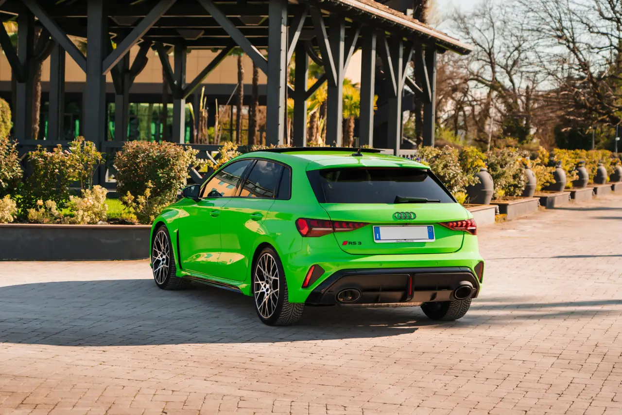 Audi RS3 Restyling 2025, exterior — Veyra Cars, Europe. The 2025 Audi RS3 Restyling occupies a specific niche in a performance fleet: compact…