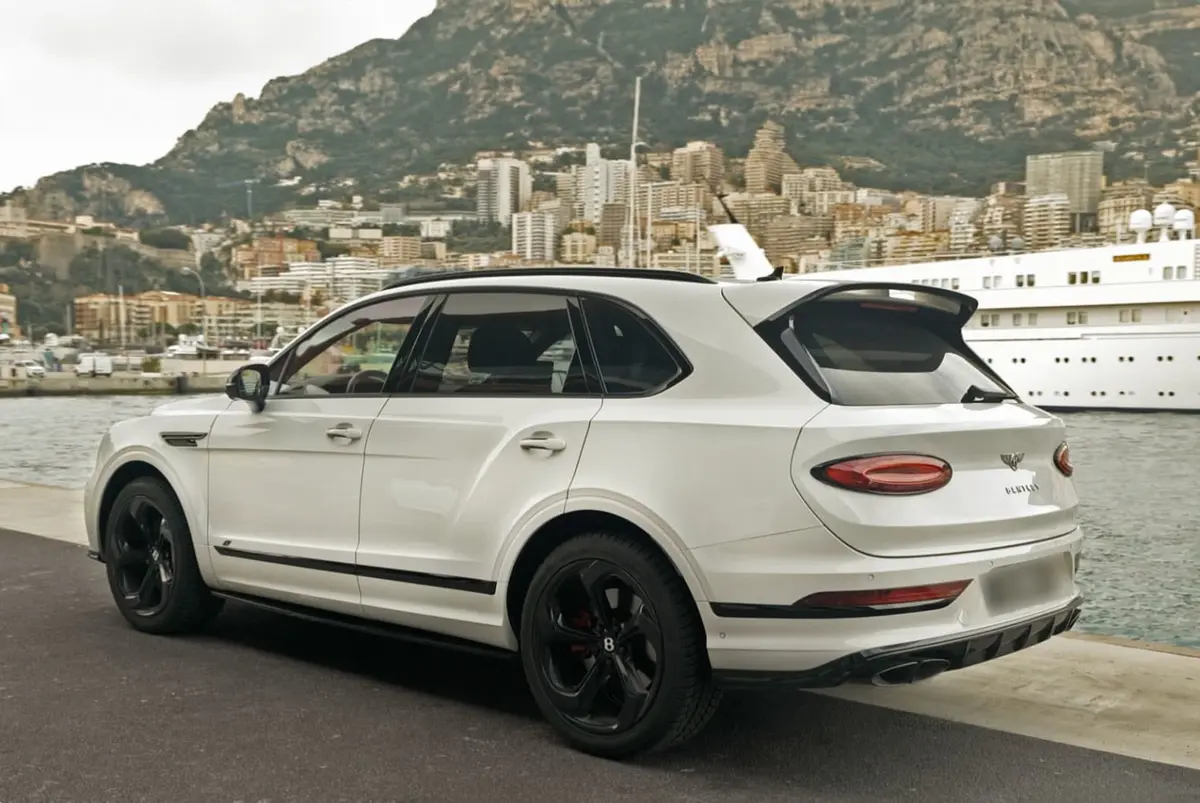 Bentley Bentayga V8-S 2024, exterior — Veyra Cars, Europe. The Bentayga V8-S pairs a 550 hp V8 with the full-size body and seating for five that…