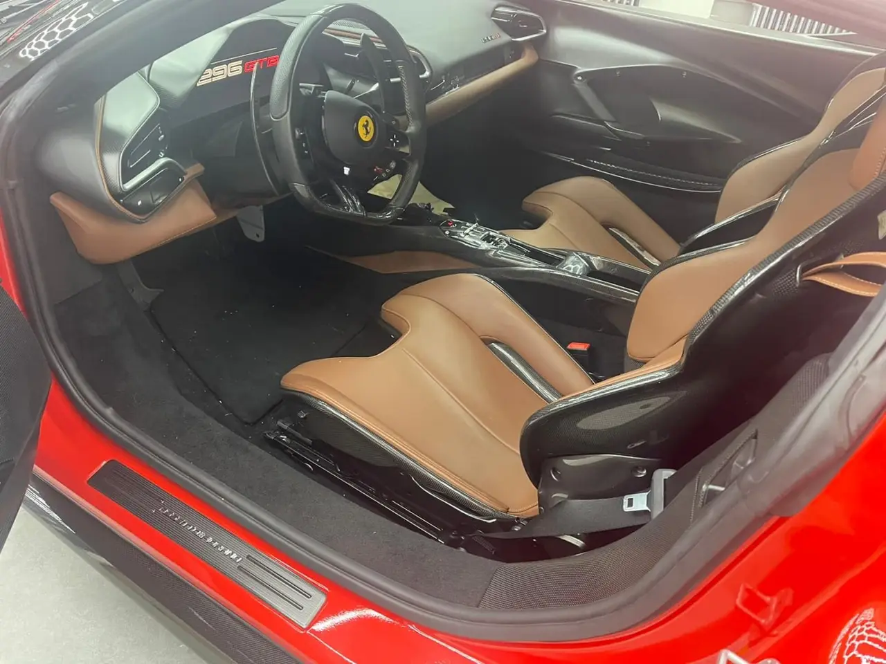 Ferrari 296 GTB 2023, dashboard — Veyra Cars, Europe. The Ferrari 296 GTB is built for drivers who want the car itself to be the point of the…
