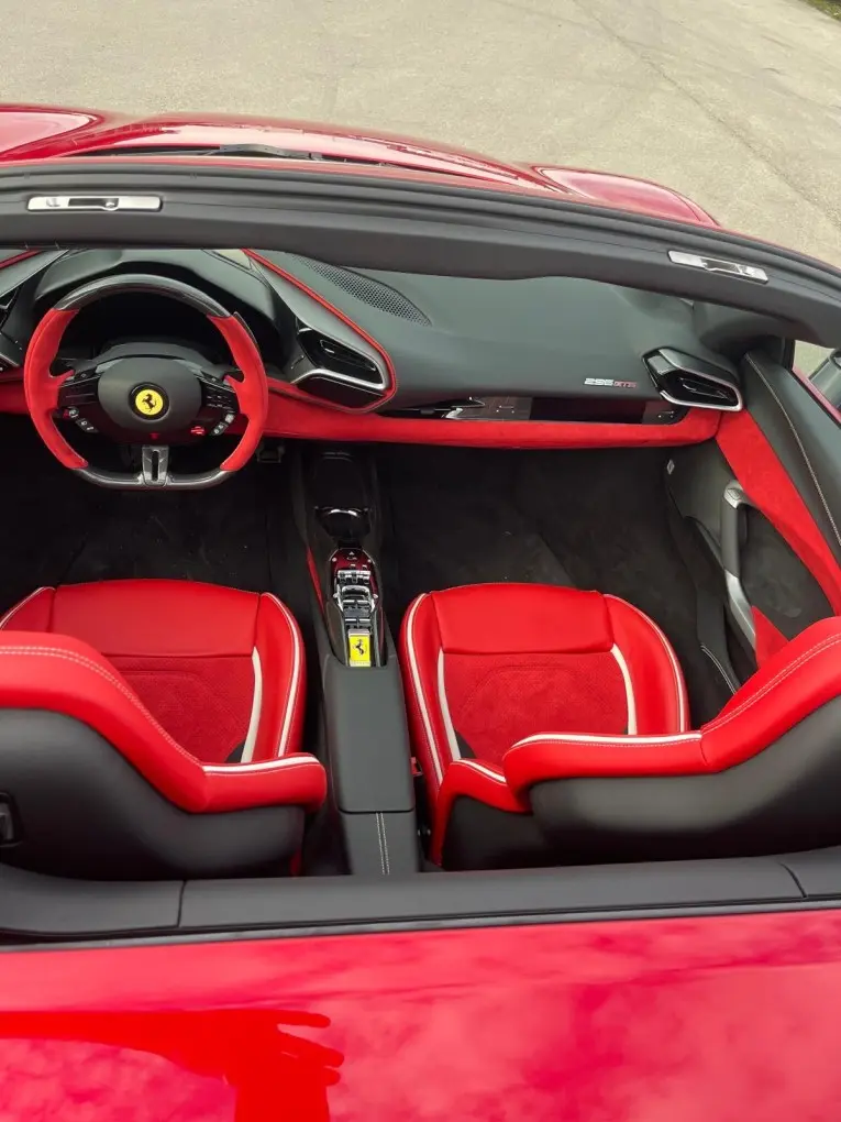 Ferrari 296 GTS Spider 2025, exterior — Veyra Cars, Europe. The 2025 Ferrari 296 GTS Spider pairs 819 hp with a two-seat cockpit and a retractable…