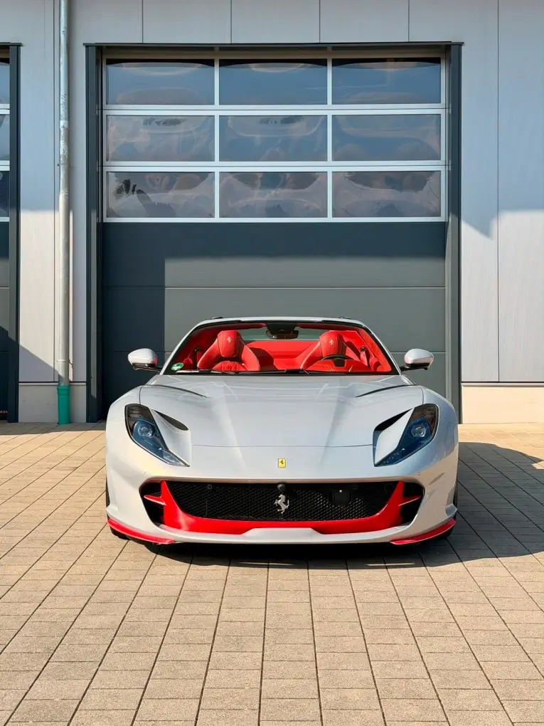 Ferrari 812 GTS 2024, front view — Veyra Cars, Europe. The 2024 Ferrari 812 GTS pairs a 789 hp output with four seats, a combination that sets…