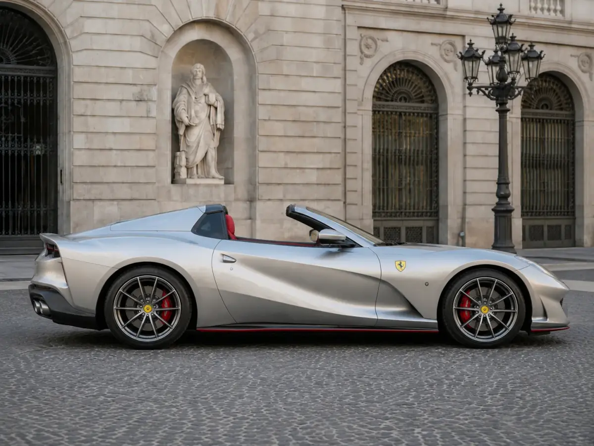 Ferrari 812 GTS 2024, side profile — Veyra Cars, Europe. The Ferrari 812 GTS is a car for drivers who already know what 800 hp feels like and want…