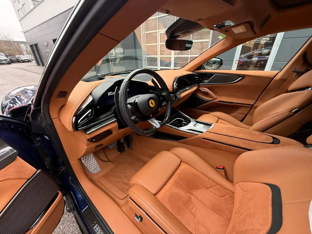 Ferrari Purosangue 2024, rear view — Veyra Cars, Europe. The Ferrari Purosangue occupies a category of its own within the marque: a five-seat body…