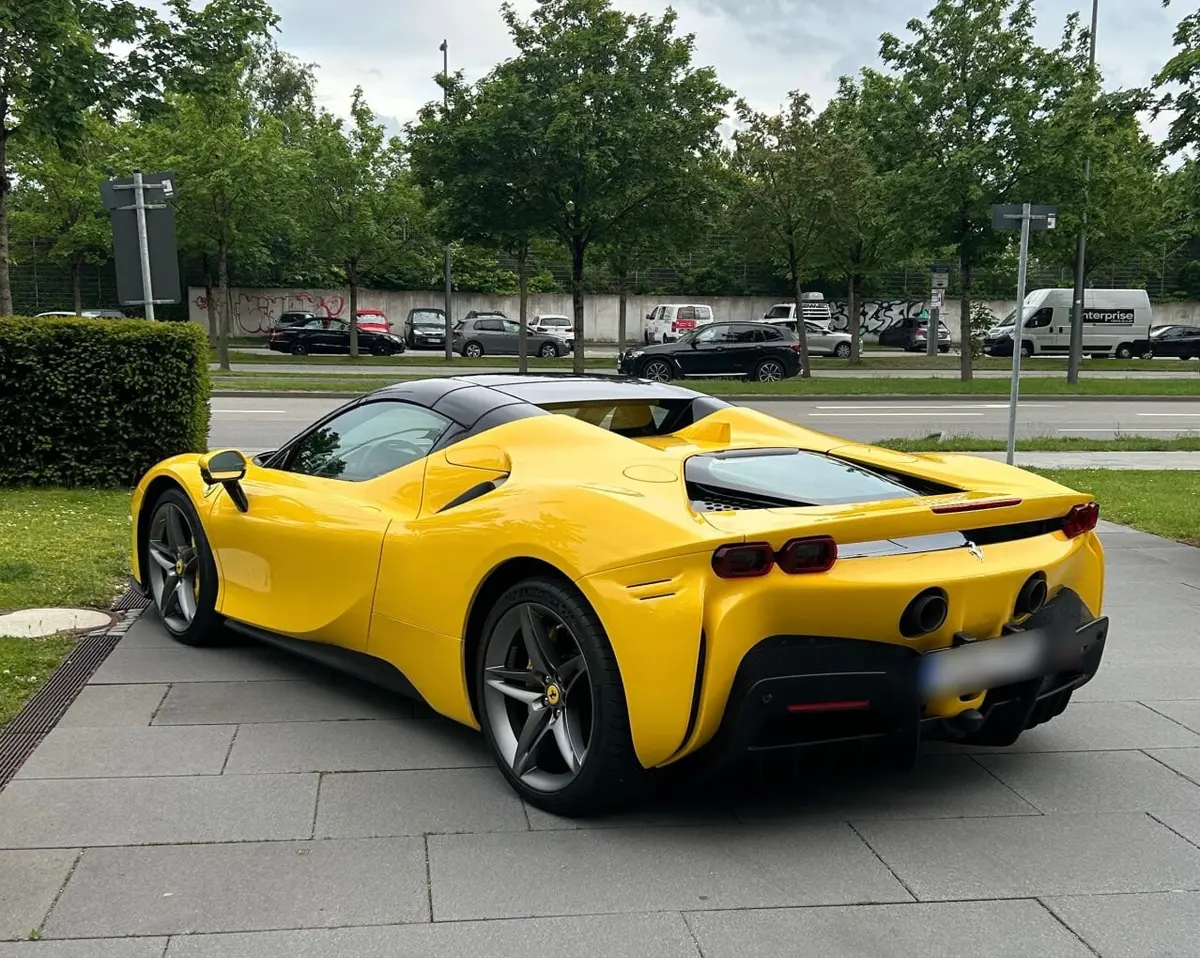 Ferrari SF90 Spider 2024, front view — Veyra Cars, Europe. The Ferrari SF90 Spider is the most powerful car in this fleet, with 986 hp sent through…