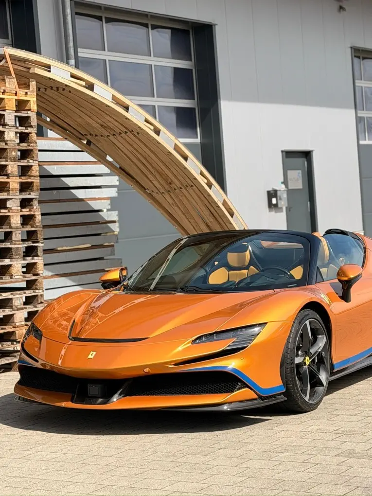 Ferrari SF90 Spider Tailor Made 2025, rear view — Veyra Cars, Europe. The Ferrari SF90 Spider Tailor Made sits at the top of the range on offer, with 986 hp…
