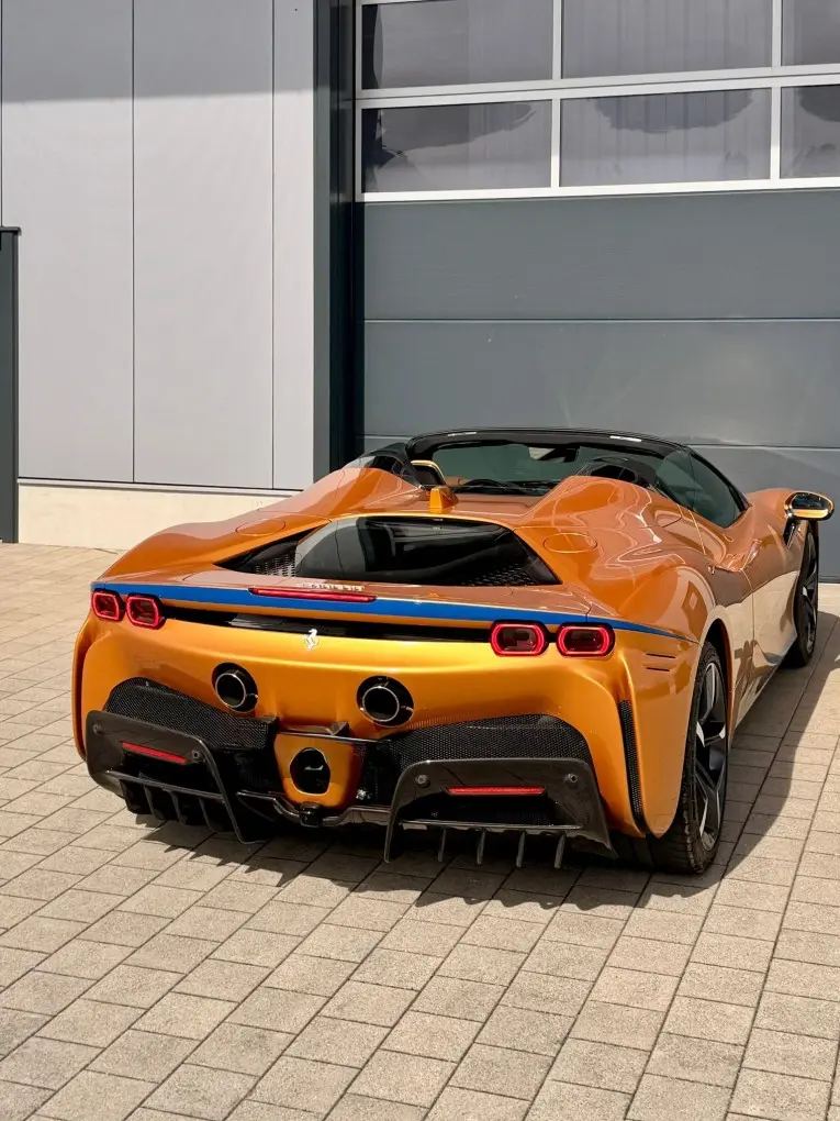 Ferrari SF90 Spider Tailor Made 2025, interior — Veyra Cars, Europe. The Ferrari SF90 Spider Tailor Made sits at the top of the range on offer, with 986 hp…