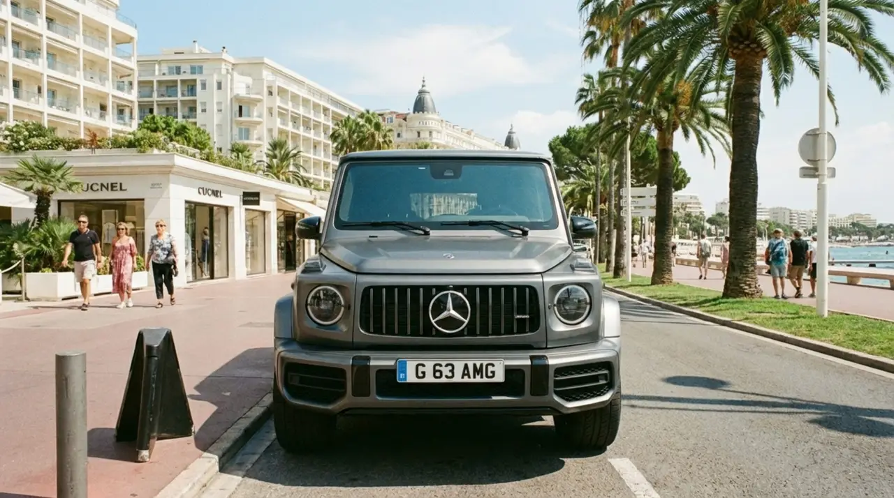 Mercedes Benz G63 2023, rear view — Veyra Cars, Europe. The Mercedes-Benz G63 keeps its silhouette almost unchanged from one generation to the…