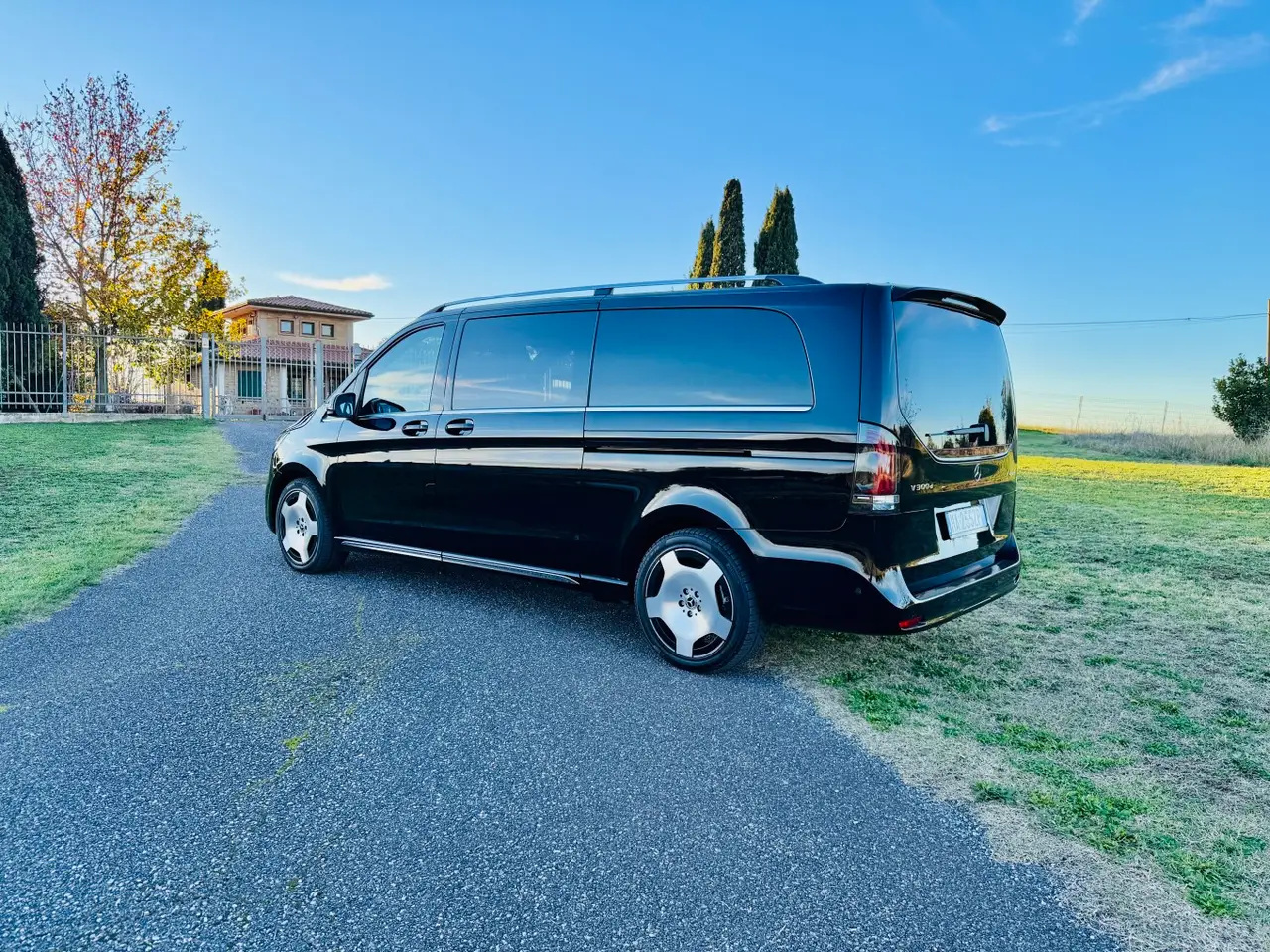 Mercedes Benz V300 4x4 XL Exclusive 7 seats 2025, exterior — Veyra Cars, Europe. The 2025 Mercedes Benz V300 4x4 XL Exclusive is built for groups who need space without…