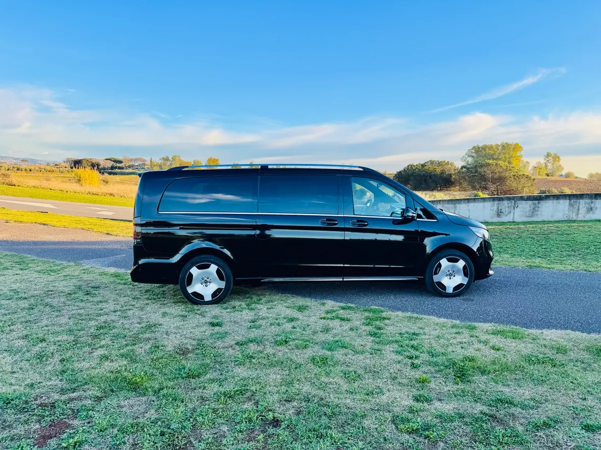 Mercedes Benz V300 4x4 XL Exclusive 7 seats 2025, front view — Veyra Cars, Europe. The 2025 Mercedes Benz V300 4x4 XL Exclusive is built for groups who need space without…