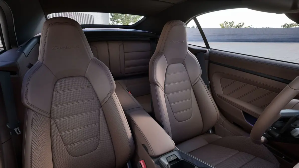 Porsche 911 992 Carrera Turbo S Cabrio 2026, interior — Veyra Cars, Europe. The 2026 Porsche 911 992 Carrera Turbo S Cabrio pairs 650 hp with the four-seat…