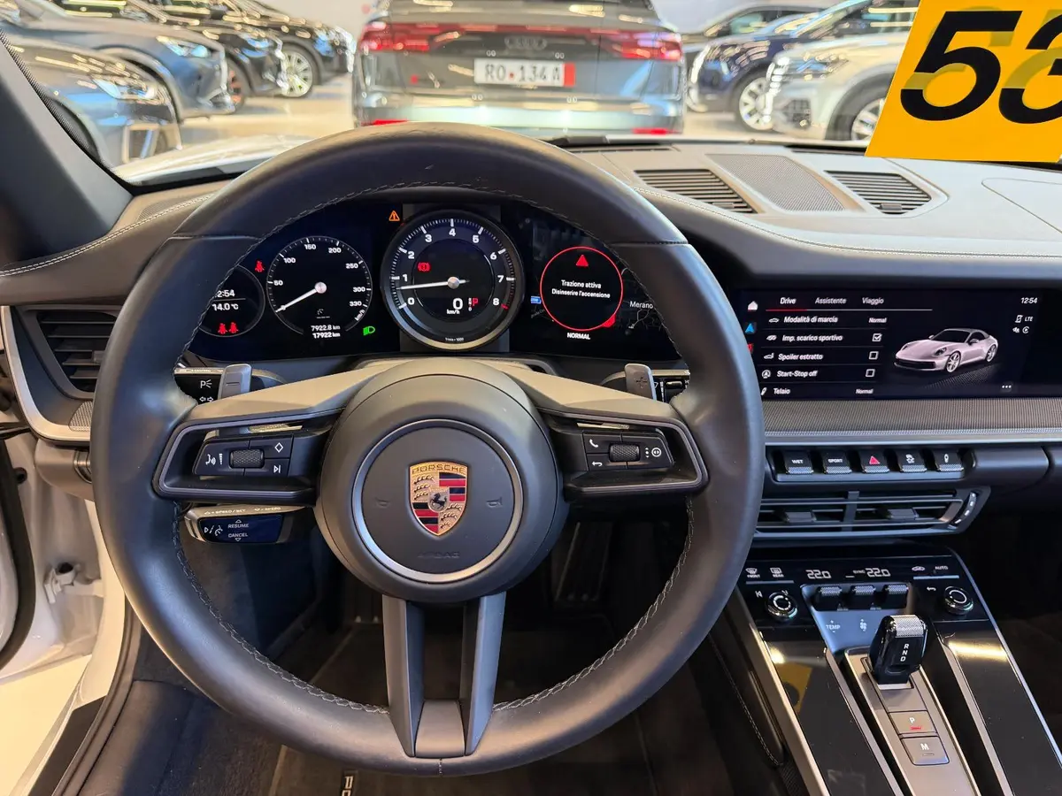 Porsche 911 Carrera S Cabrio (992) 2025, interior — Veyra Cars, Europe. The 2025 Porsche 911 Carrera S Cabrio (992) carries 480 hp through a chassis that has…