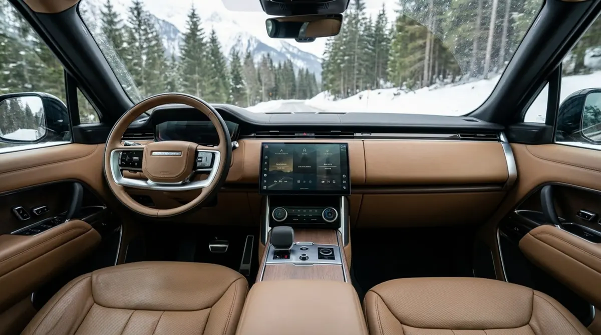 Rover Range Rover Autobiography P530 2026, interior — Veyra Cars, Europe. The Range Rover Autobiography P530 carries its size without apology. At 530 hp, the…