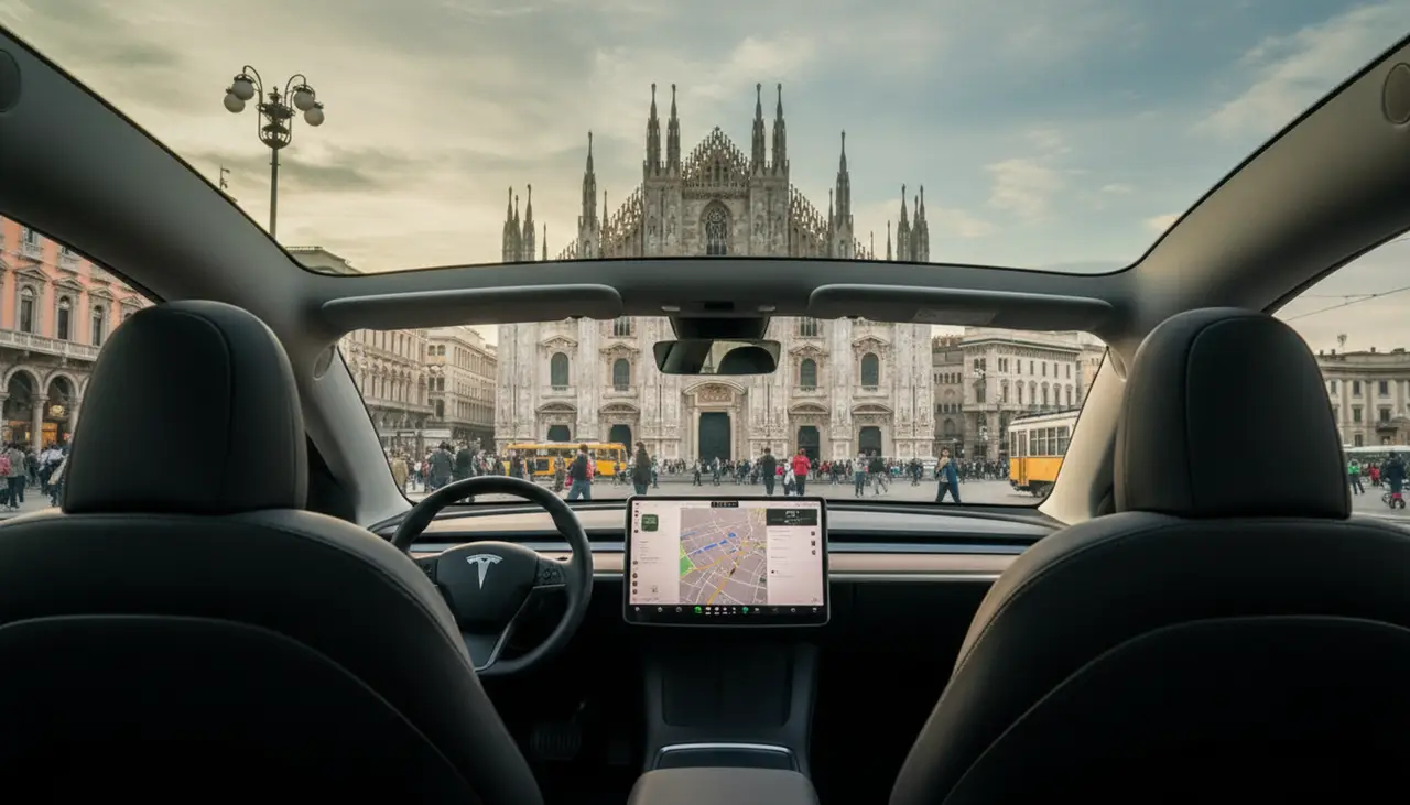 Tesla Model Y Long Range 2023, dashboard — Veyra Cars, Europe. The 2023 Tesla Model Y Long Range brings 378 hp and a quiet, composed driving character…